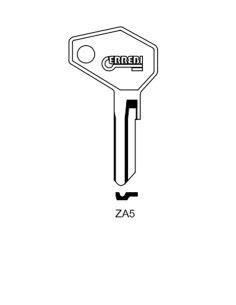 Key blank ZA15