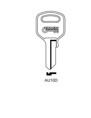 Key blank AU10D