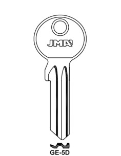 Key blank GE-5D