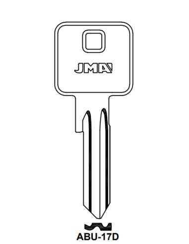 Key blank ABU-17D