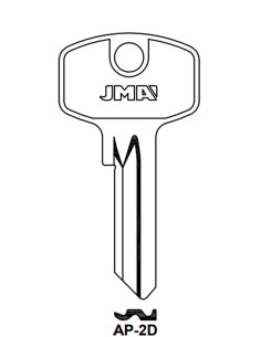 Key blank AP-2D