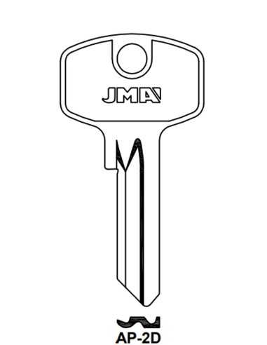 Key blank AP-2D