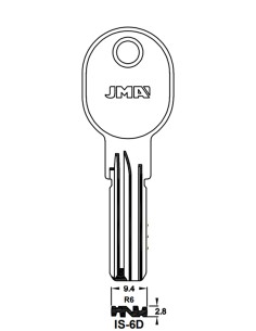 Key blank IS-6D