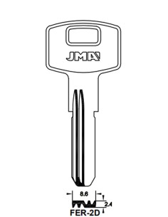 Key blank FER-2D