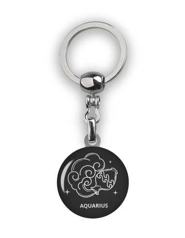 Key holder Zodiac Aquarius