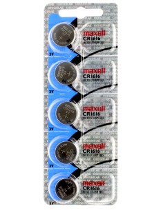 Maxell CR1616 hologram package