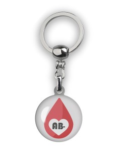 Key holder Blood Type AB-