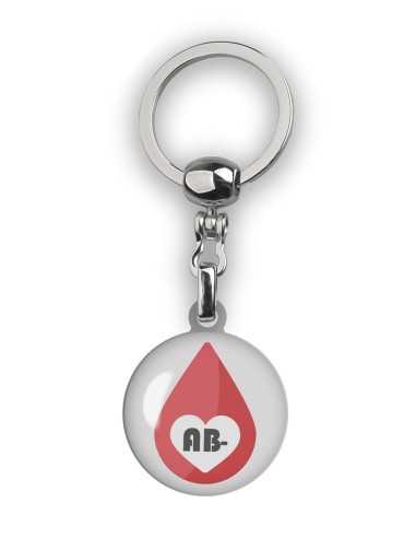 Key holder Blood Type AB-