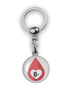 Key holder Blood Type 0-