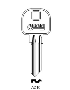 Key blank AZ10