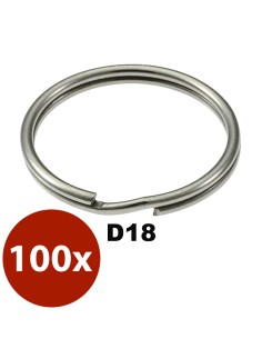 Split key rings AN-18 NI