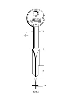 Key blank KRX4