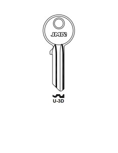 Key blank U-3D
