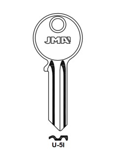 Key blank U-5I